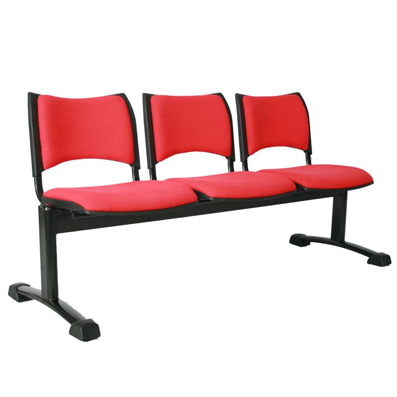 St30 smart tandem 3 asientos espaldar y asiento tapizado